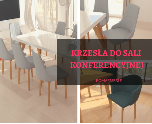 Tapicerowane krzesła do&nbsp;sali konferencyjnej